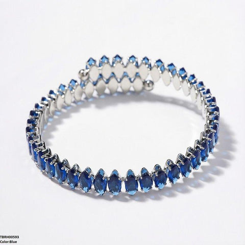 TBRH00593 BYJ Marquise Stone Zircon Bracelet Openable - TBRH