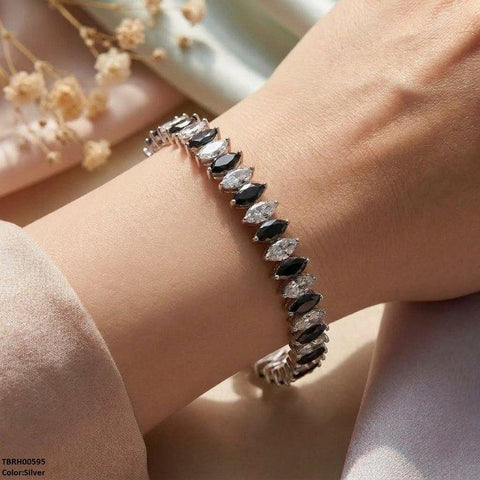TBRH00595 BYJ Marquise Stone Zircon Bracelet Openable - TBRH