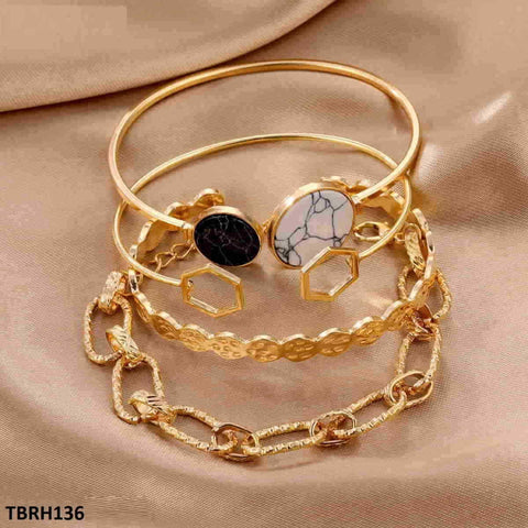The TBRH136 SGC Octagon Curb Chain Bracelet Set from TJ Wholesale Pakistan is the perfect addition to any fashion-forward jewelry collection. Crafted with precision and unparalleled craftsmanship, these fashion accessories will elevate any outfit. Made with quality materials, this artificial jewelry set is a must-have for fashion enthusiasts.