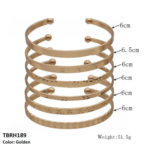 TBRH189 CHN 6 Pcs Imported Hand Bracelet - CBRH