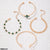 TBRH337 YYE Flower/Leaf/Circle Bracelet Set - TBRH