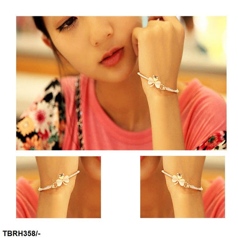 TBRH358 LQP 3 Heart Bracelet - CBRH