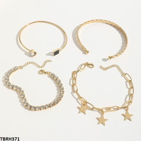 TBRH371 YYE Square/Tear/Star Bracelet Set - TBRH