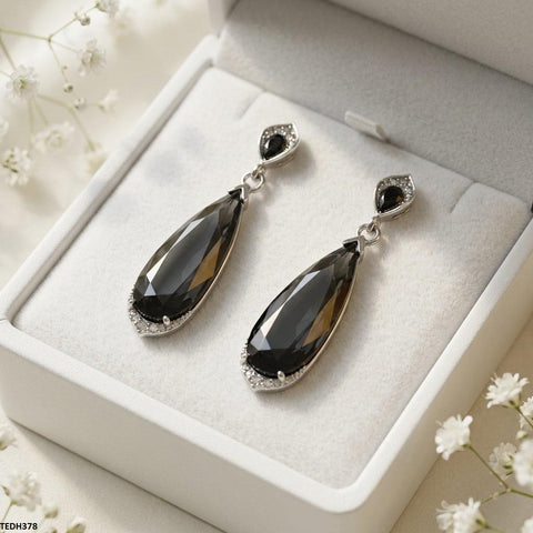 TEDH378 YLE Pear Ear Drop Pair - TEDH
