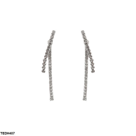 TEDH407 YQG Square Layered Drop Earrings - TEDH