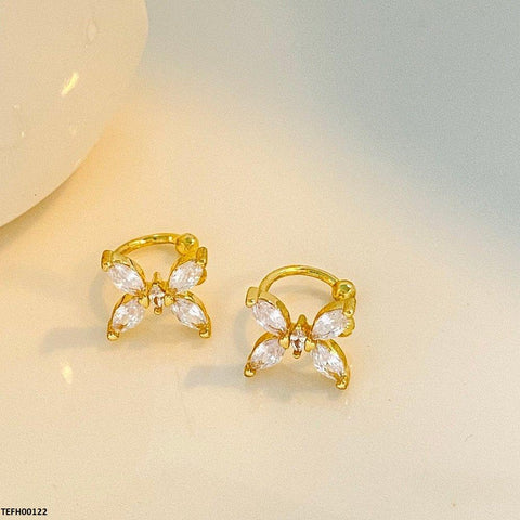 TEFH00122 QWN Marquise Butterfly Ear Cuff Pair - TEFH