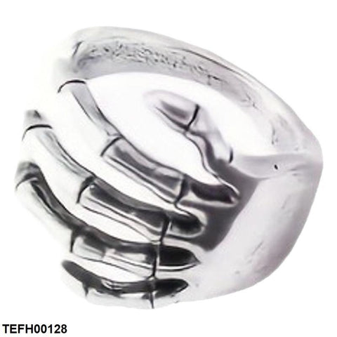 TEFH00128 QWN Skeleton Hand Ear Cuff Single - TEFH