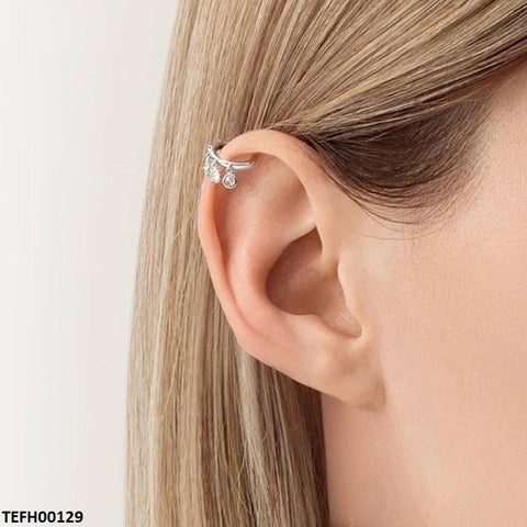 TEFH00129 QWN Four-Stone Drop Ear Cuff - TEFH