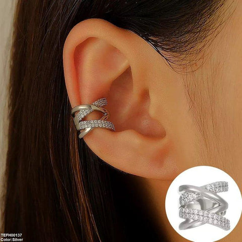 TEFH00137 QWN Antique Ear Cuff Single - TEFH