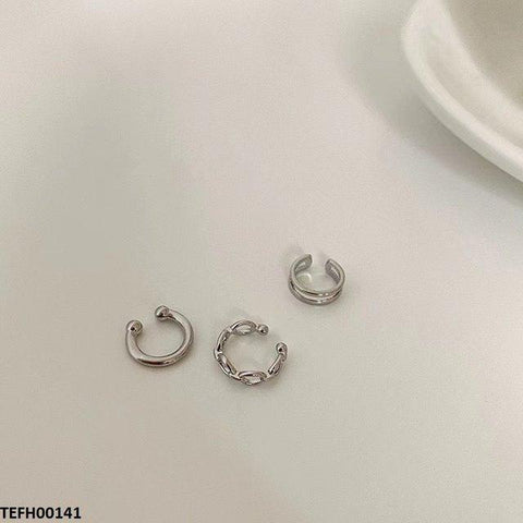 TEFH00141 LSH Three Ear Cuff One Side Set - TEFH