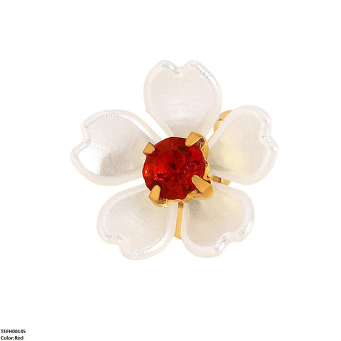 TEFH00145 QWN Flower Ear cuff Single - TEFH