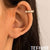 TEFH098 C Shape Ear Cuff Pair - TEFH