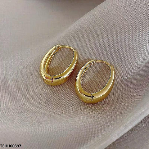 TEHH00397 BYJ Oval Ear Hoops Pair - TEHH