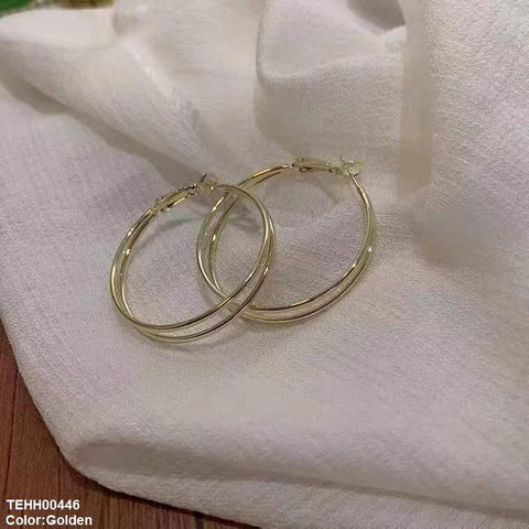 TEHH00446 BTO Round Layered Hoops Pair - TEHH