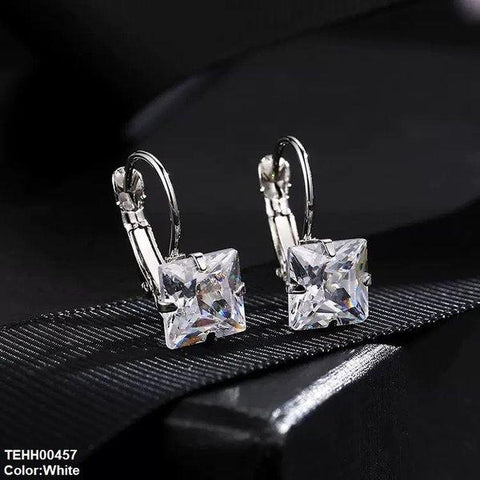 TEHH00457 WKO Square Shape Ear Hoops Pair - TEHH