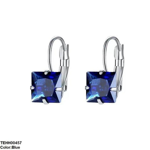 TEHH00457 WKO Square Shape Ear Hoops Pair - TEHH