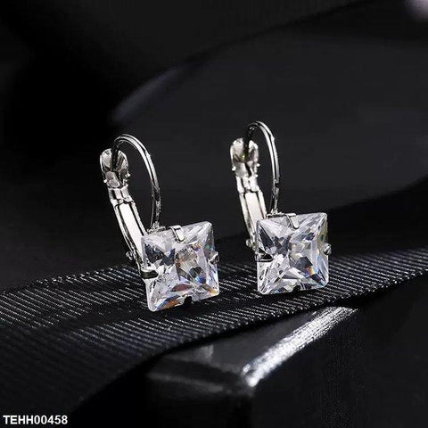 TEHH00458 WKO Square Ear Hoops Pair - TEHH