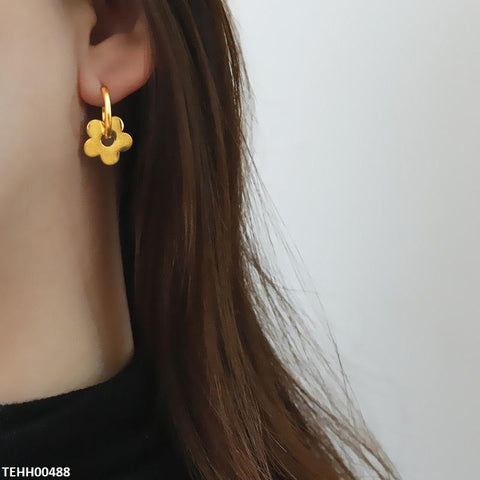 TEHH00488 DGF Flower Hoops Pair - TEHH