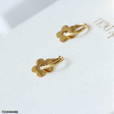 TEHH00488 DGF Flower Hoops Pair - TEHH