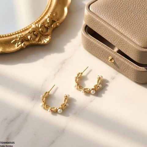 TEHH00505 ABD C Shape Hoops Pair - TEHH