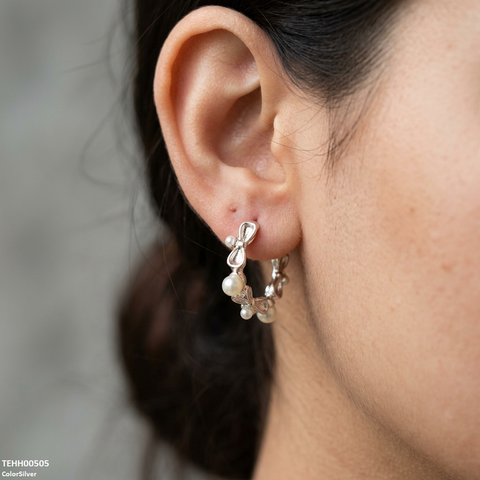 TEHH00505 ABD C Shape Hoops Pair - TEHH