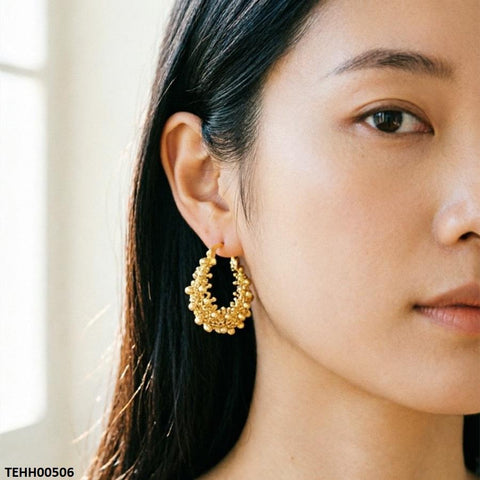 TEHH00506 SYB Round Ear Hoops Pair - TEHH
