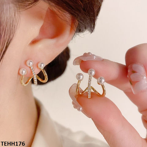 TEHH176 SYB Curved Bead Tops Pair - CEHH