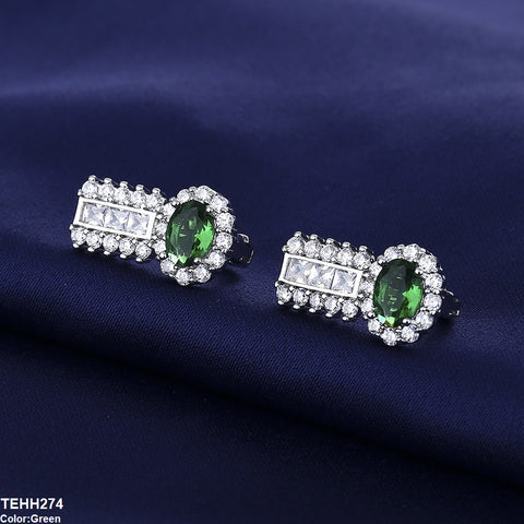 TEHH274 BLX Oval Ear Hoops Pair - TEHH