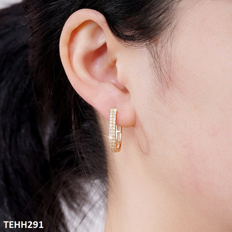 TEHH291 CSH Imp Golden Hoops Pair - TEHH