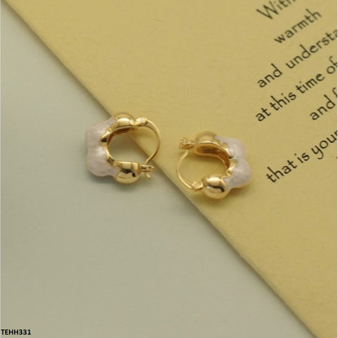 TEHH331 ZCD Round Ear Hoops Pair - TEHH