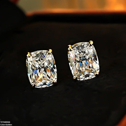 TETH00504 KRL Rectangle ZIRCON Stone Tops Pair - TETH