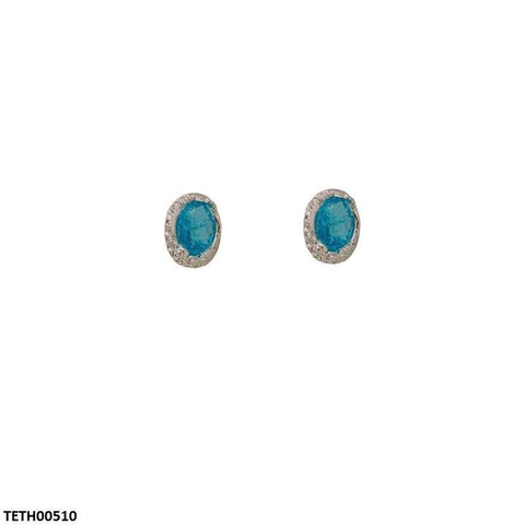 TETH00510 SYB Oval Stone Tops Pair - TETH
