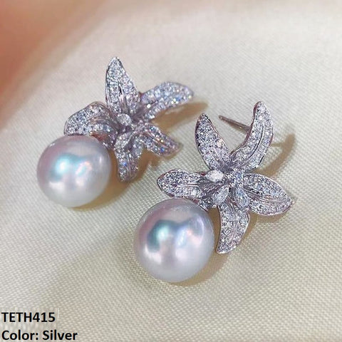 TETH415 DNG Flower Pearl Tops - TETH