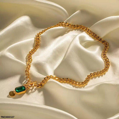 TNCH00327 YYE Round Drop Necklace - TNCH