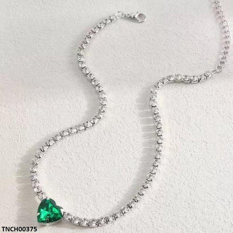 TNCH00375 LSH Green Heart Necklace - TNCH