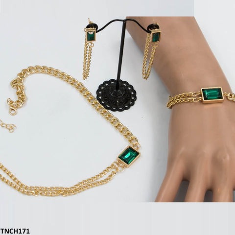 TNCH171 ZLX Layer Necklace Set with Bracelet - TNCH