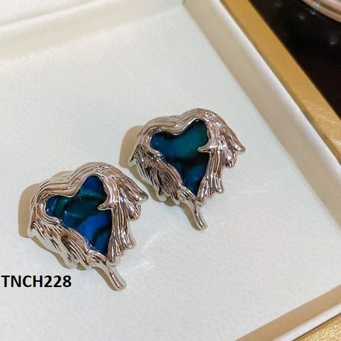 TNCH228 YHC Heart Link Chain Necklace Set - TNCH