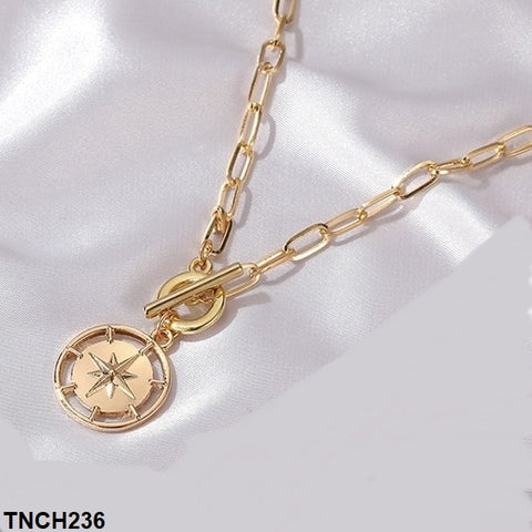 TNCH236 QWN Star Coin Necklace - TNCH