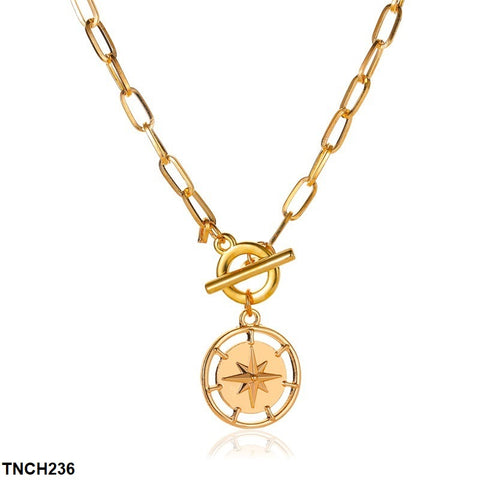 TNCH236 QWN Star Coin Necklace - TNCH