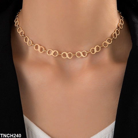 TNCH240 YYE Numeric Link Chain Necklace - TNCH