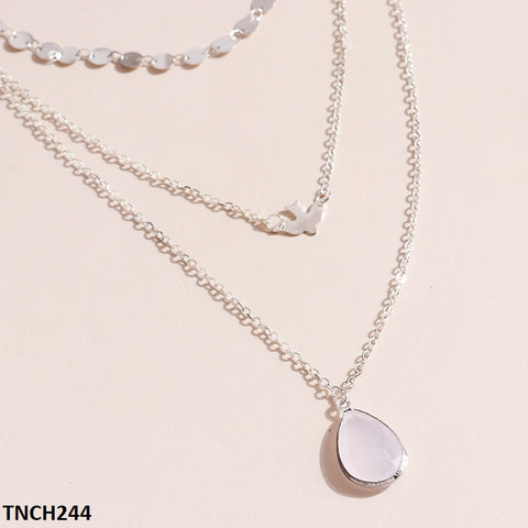 TNCH244 LQP Pear/Sparrow Necklace - TNCH