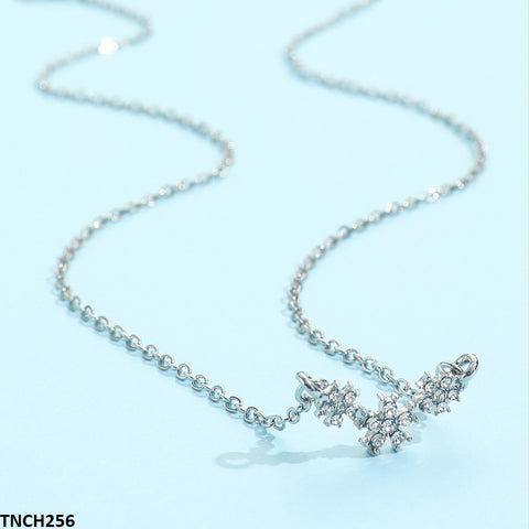 TNCH256 YPG Imp Flower Taill Necklace - TNCH