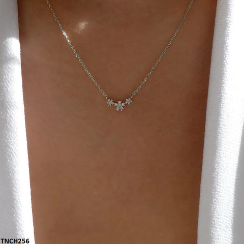 TNCH256 YPG Imp Flower Taill Necklace - TNCH