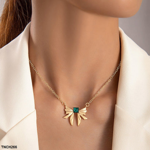 TNCH266 YYE Bowknot Necklace - TNCH