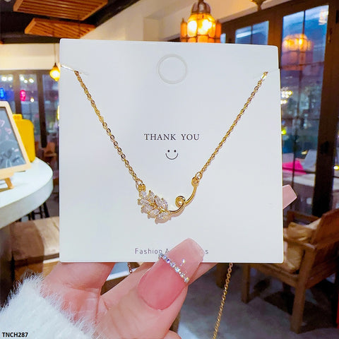 TNCH287 DDJ Leaf Necklace - TNCH
