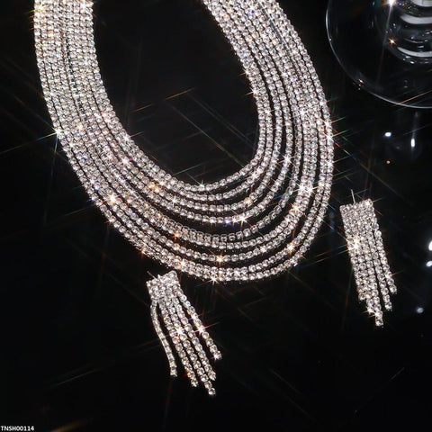 TNSH00114 YJJ Tessels Layered Necklace Set -TNSH