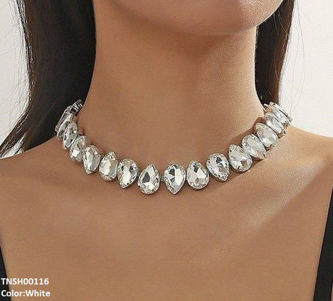 TNSH00116 YJJ Imp Tear Necklace Set - TNSH