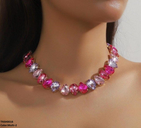 TNSH00116 YJJ Imp Tear Necklace Set - TNSH