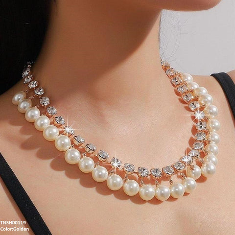 TNSH00119 YJJ Pearl Beads  Necklace - TNSH