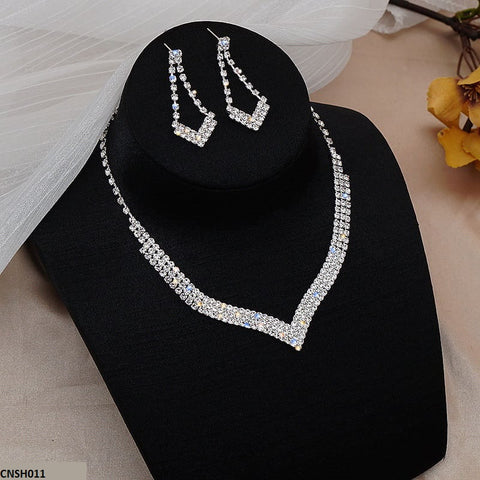 CNSH011 YJJ Boad Necklace Set - CNSH
